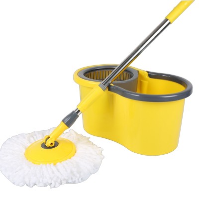 2020 microfiber cleaning mop basket 360 degree spin magic mop