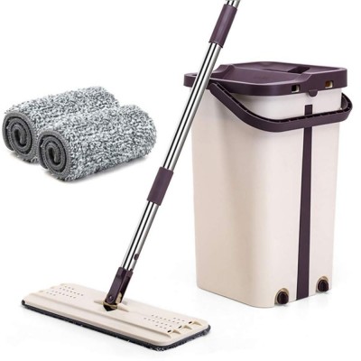 Hand Free Easy Use Self-washed Magic Flat Mop, mop with bucket, cleaning mmop